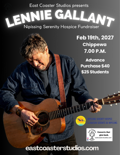 Lennie Gallant - Nipissing Serenity Hospice Charity Event
