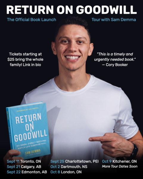 Sam Dema - Return on Goodwill Book Tour
