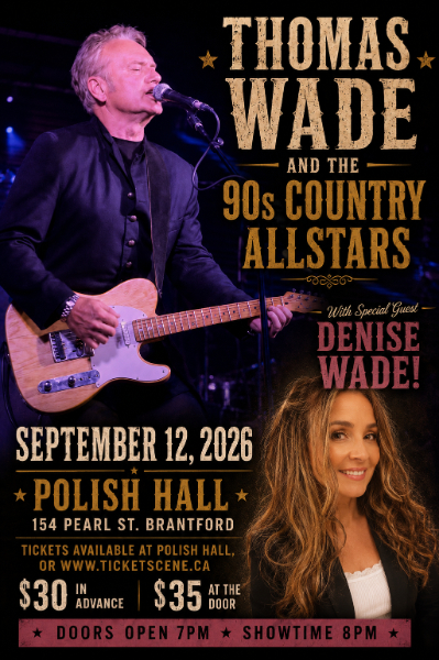 Thomas Wade and the 90s Country Allstars with special guest Denise Wade
